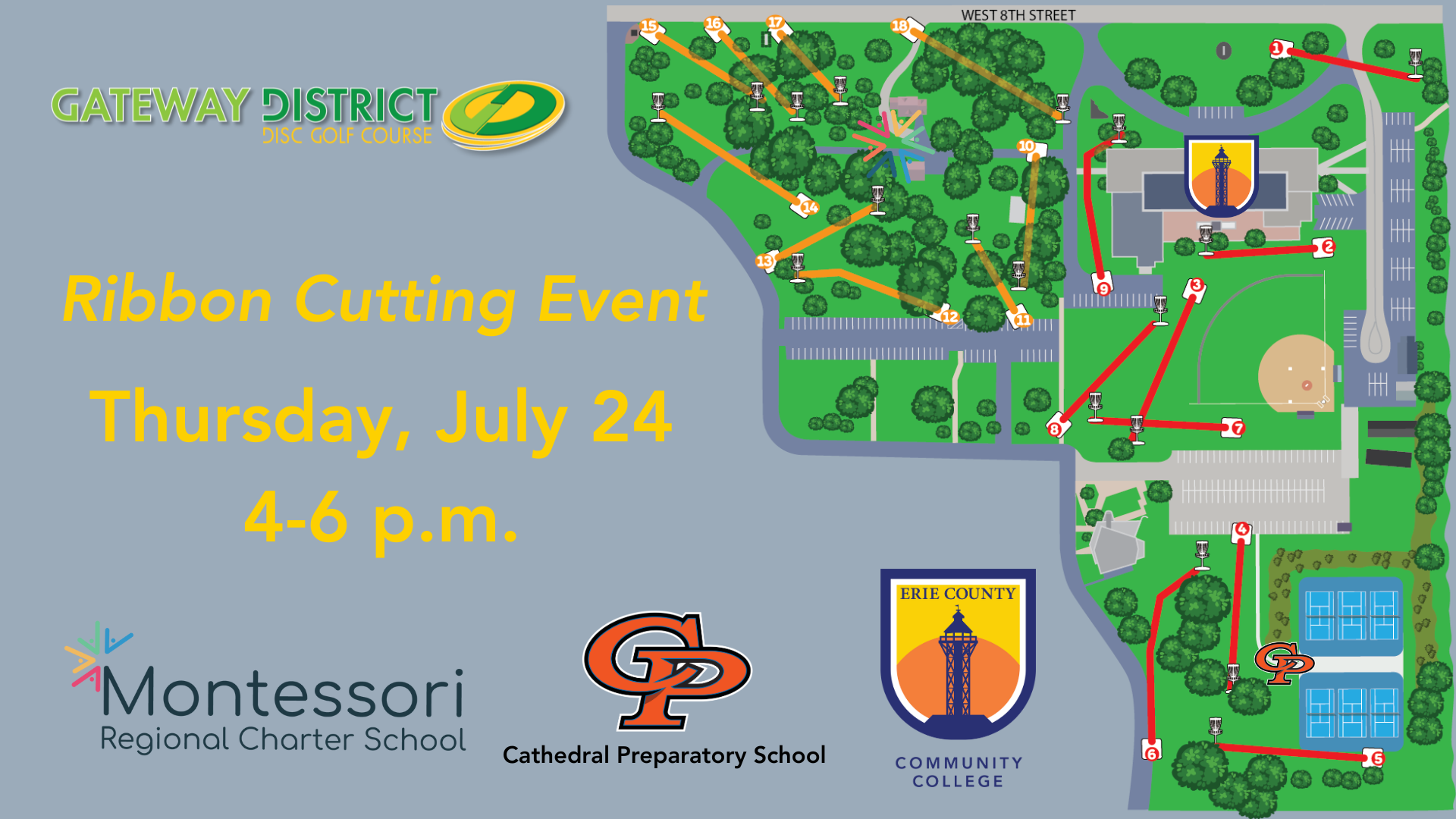 Gateway District Disc Golf Course Ribbon Cutting