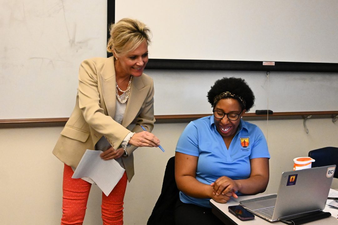 EC3 Student studying